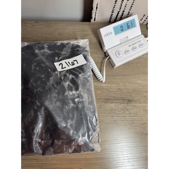 Venus Y2K Lace Babydoll Top Womens L Black Grey Cheetah Whimsigoth Velvet Straps - Picture 14 of 14